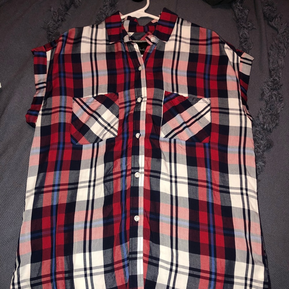 Rails Red, White & Blue SS/Sleeveless Shirt